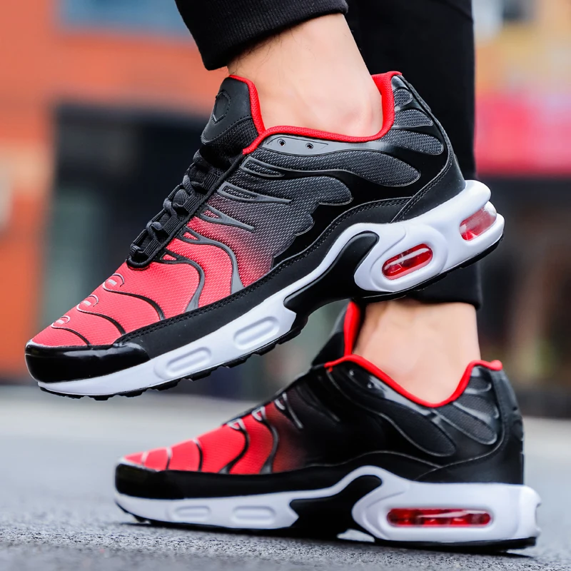 

Men Sneakers Plus Size 46 Running Shoes Women Sports Shoes Casual Couple Trainers Shock Absorption Air Cushion Tennis Gym Shoes