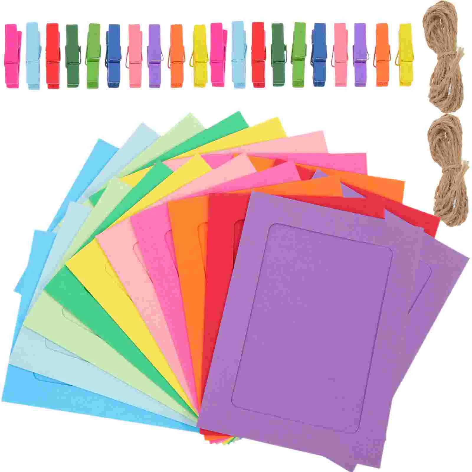 

Photo Frame Picture Frames Hanging Paper Ornament Wall Diy Christmas Tree Custom Holiday Banner Album Decorations Ornaments