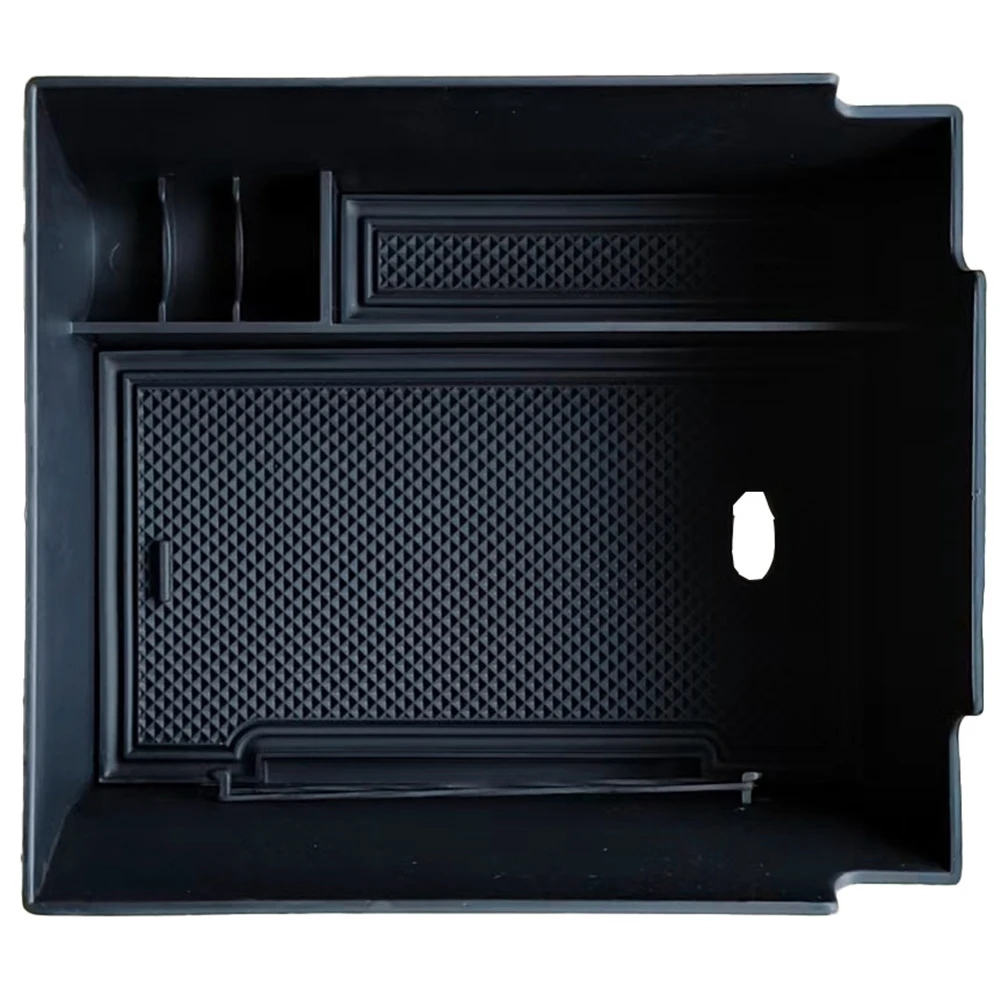 

Car Interior Center Control Armrest Box Storage-Tray Black Dust-proof Interior Storage-Box For Hyundai For Ioniq 6 2023