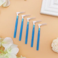 35pcs gap brushes l shaped portable interdental cleaners toothpick brush for office home