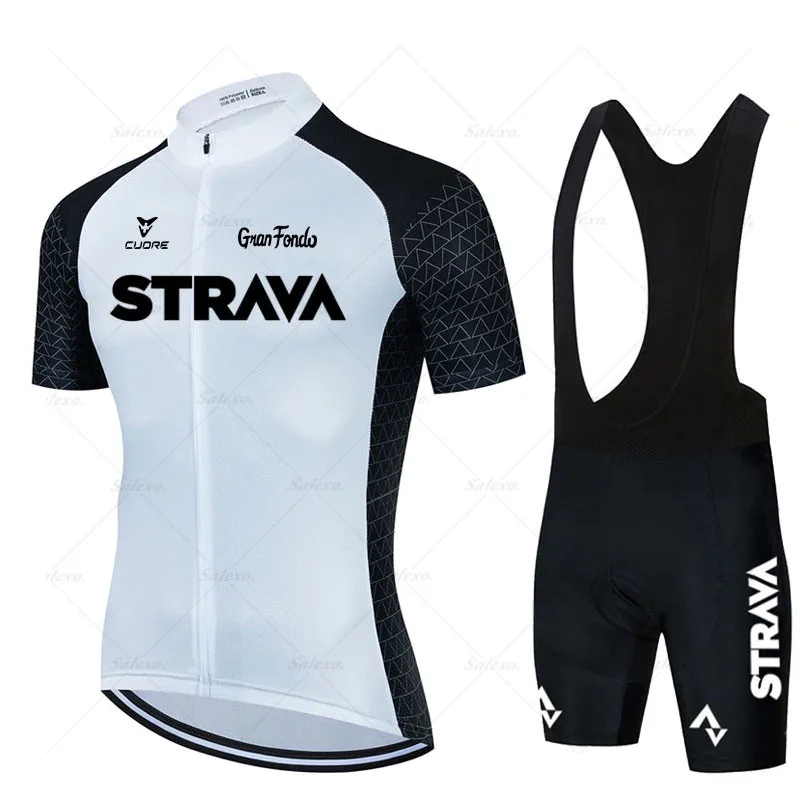 

Трикотажный комплект для езды на велосипеде STRAVA, Новинка лета 2022, Мужская дышащая одежда для езды на велосипеде, одежда для езды на горном ве...