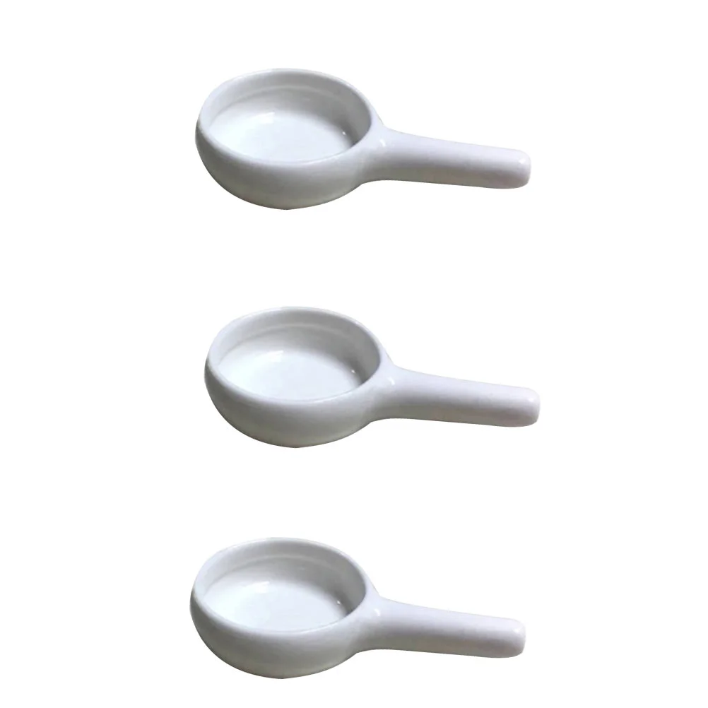 

Spoon Holder Ceramic Little Spoons Tealight Wax Tray Tea Warmer Porcelain Oil Burner Scoop Light Essential Replacement Plates