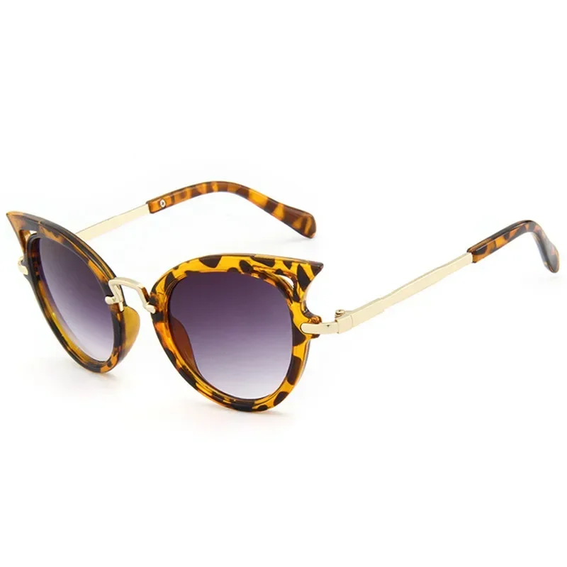 

Fashion Sunglasses For Girls Boys Cat Eye Children Glasses Round Vintage Kids Sun Glasses Baby Shades Mirror Goggles
