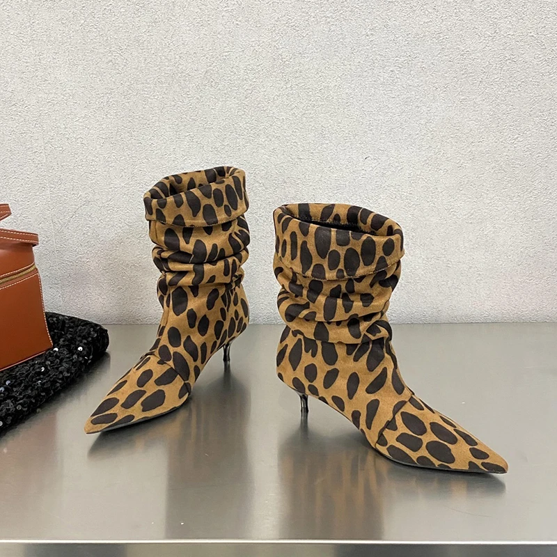 ZOOKERLIN/Новые осенние женские ботильоны модная женская обувь с острым носком