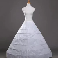 new arrival white 6 hoops bride underskirt formal dress crinoline plus size wedding accessories for woman