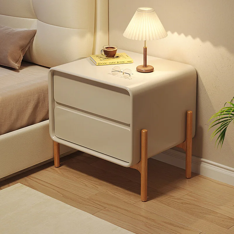 

Деревянная тумбочка для спальни, Современная прикроватная тумбочка для хранения, минималистичные домашние тумбочки, столик с ящиками, ночник, мебель для отеля