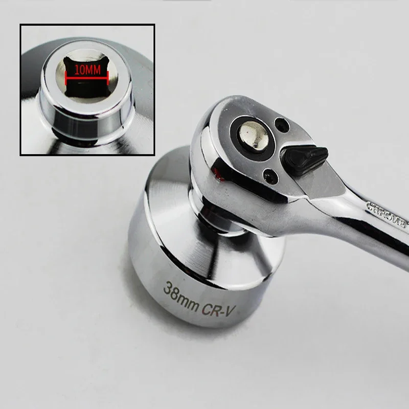 7 шт. Набор торцевых ключей для снятия масляного фильтра низкопрофильный 24 мм 27 29