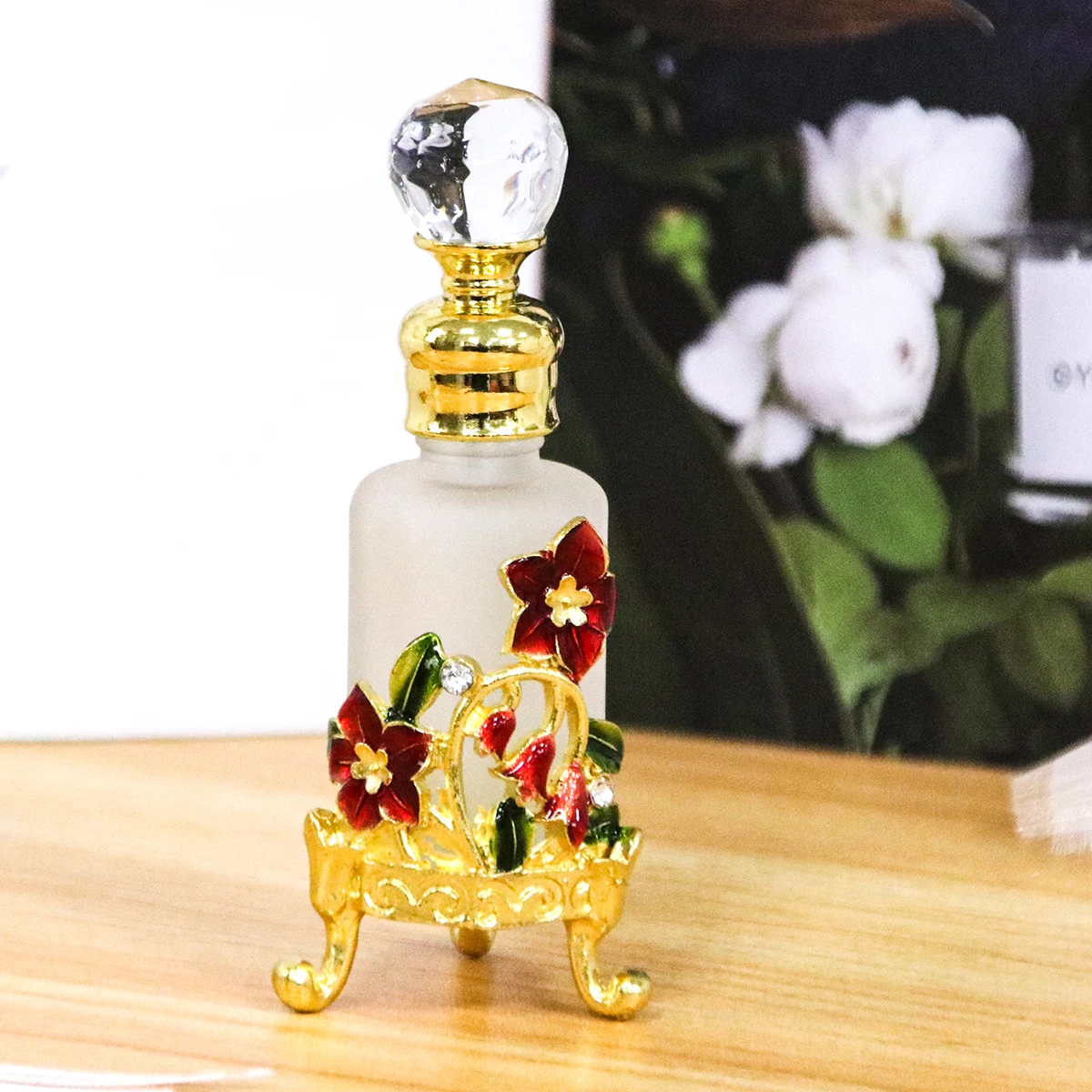 12 мл арабский запатентованный цветок утренней славы металлический флакон для