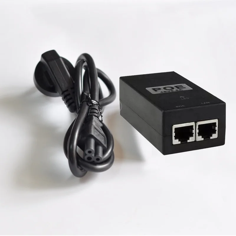 

ESCAM CCTV Security 48V0.5A 15.4W POE adapter POE Injector Ethernet power for POE IP Camera Phone PoE Power Supply