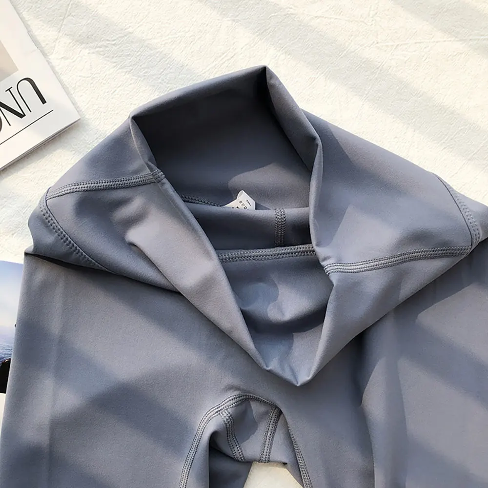 Lulu Leggings Women Naked Yoga Pant Gym Fitness Grey Leggings High Waist Sport Tights Woman Seamless Booty Scrunch Running Pants