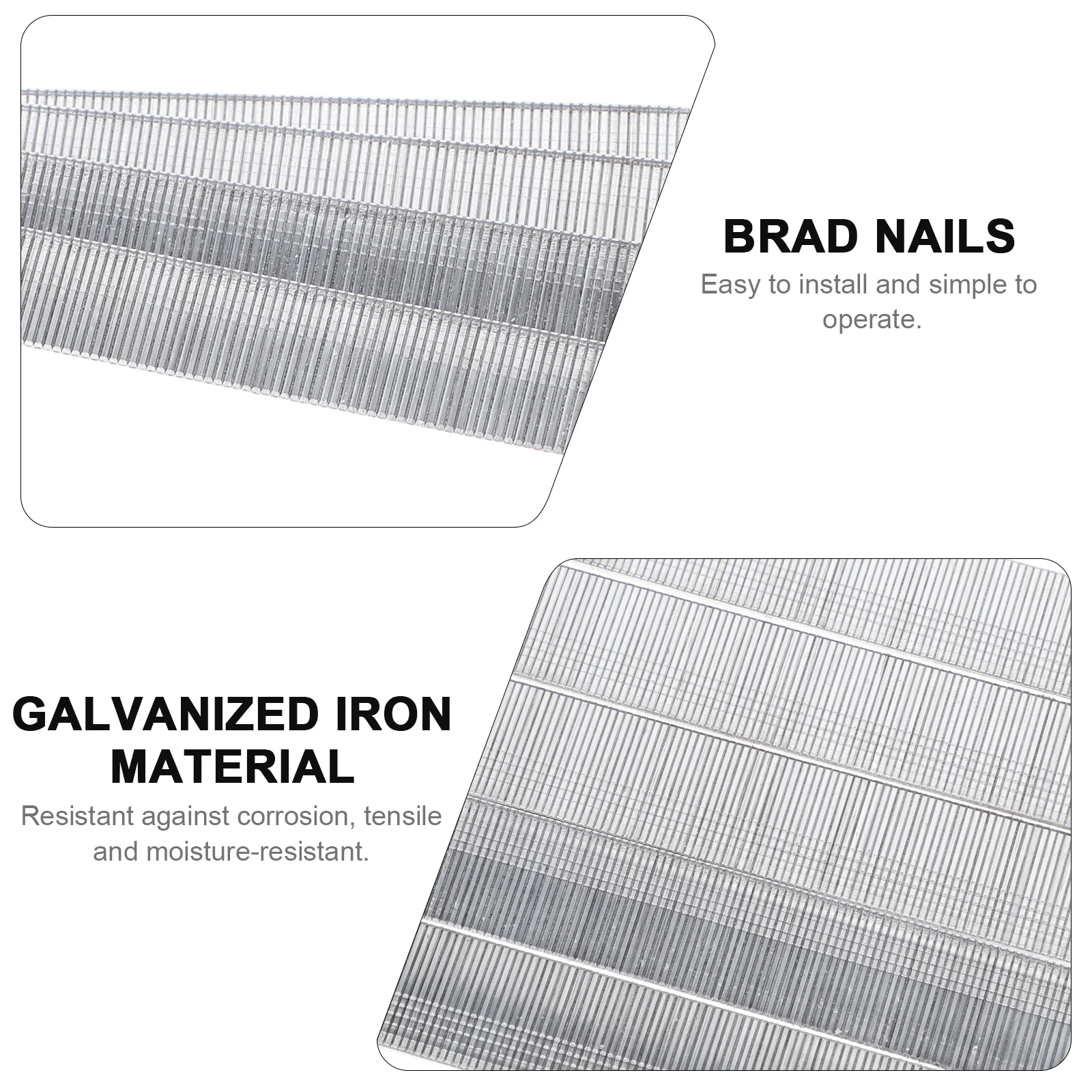 8000 шт. оцинкованные финишные гвозди Брэд для формования строительных шкафов