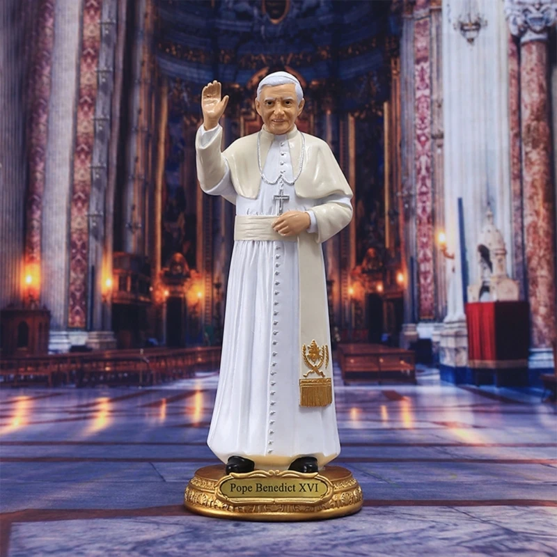 

Religious Catholic Holy Figure Rotatable Sculpture Beautiful Decorative Piece Craft for Home and Office Decorations