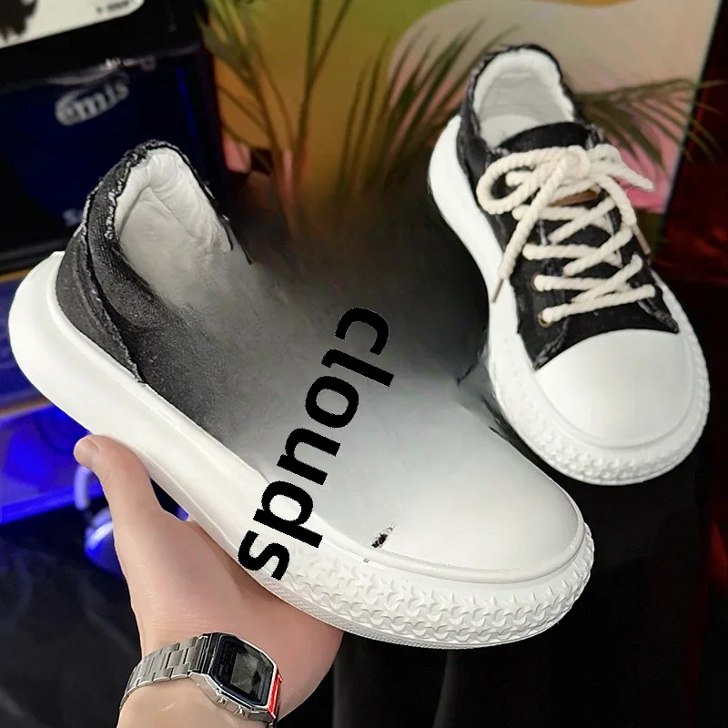 Мужские повседневные новые модные брендовые туфли Nichedesign для пожилых слипоны