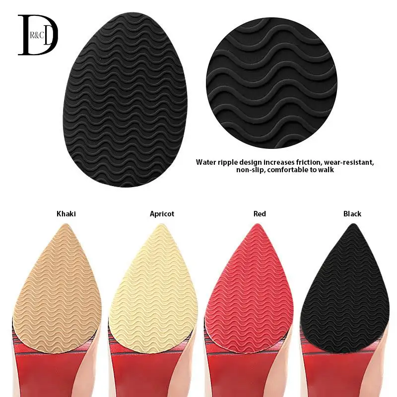 

Rubber Gel Anti-Slip Soles For Shoes Protector Women High Heel Sole Non Slip Sticker Rubber Grips Forefoot Outsoles Pad Insert