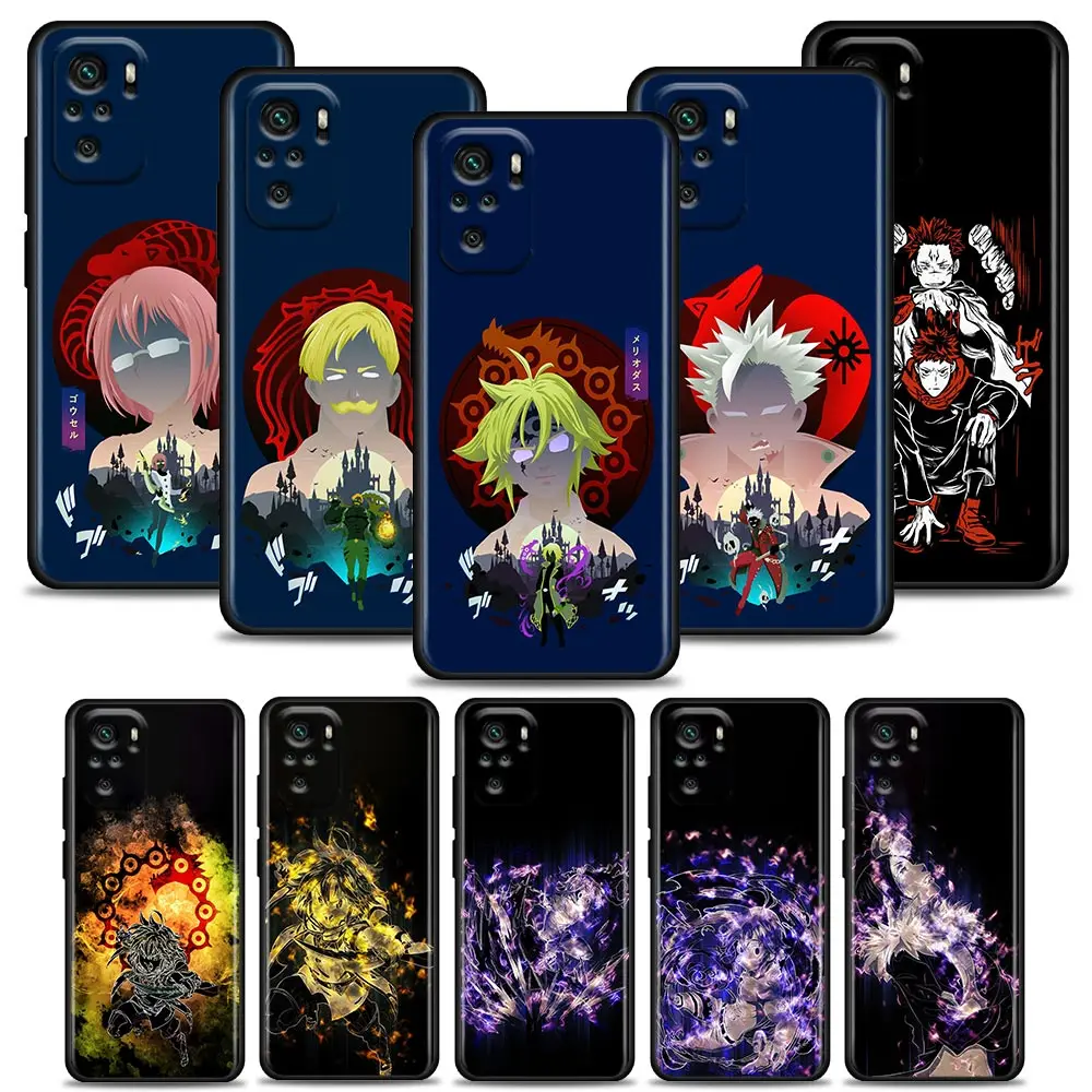 

Anime Cartoon Comic The Seven Deadly Sins Phone Case For Redmi Note 11S 11T 11E 11 10 10S 9T 9S 9 8T 8 2021 7 Pro Xiaomi Cover