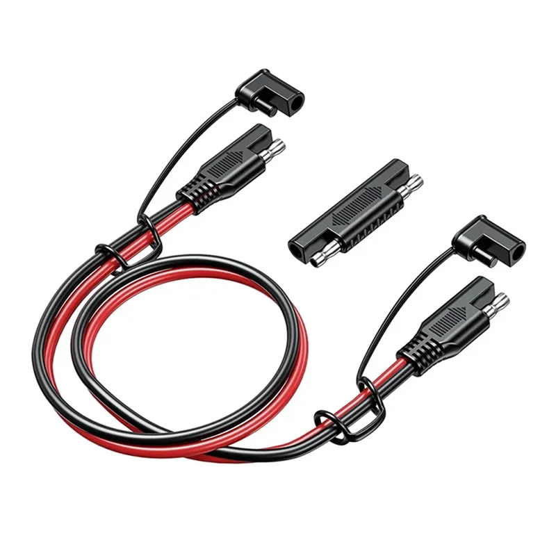Фото Удлинительный кабель 14AWG SAE-SAE, быстроразъемный адаптер питания, кабель для зарядки аккумулятора для автофургона мотоцикла №5