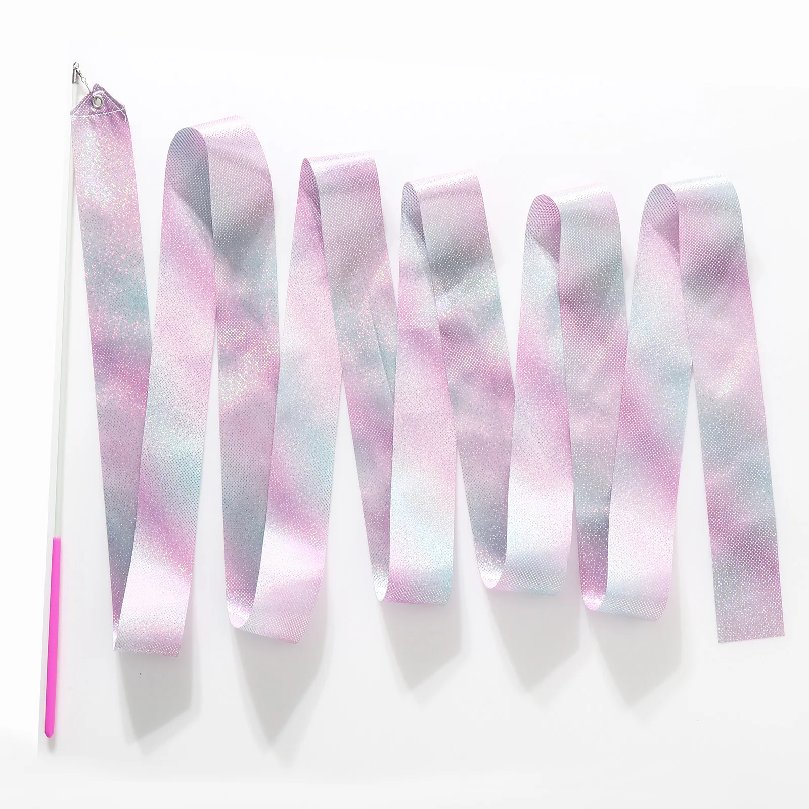 Блестящая лента для танцев в тренажерном зале 2-4 м |