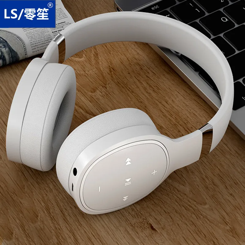 

LS New Wireless Headphones Bluetooth Earphone Subwoofer Fashion Headset Microphone Sport Gaming Phone Fone Earbuds