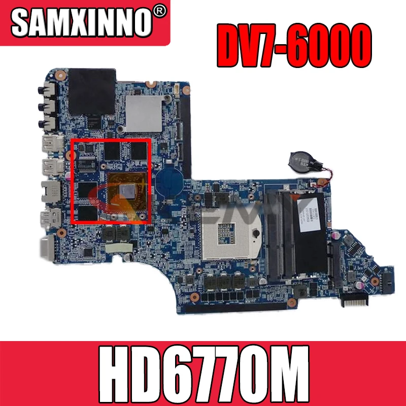 

639391-001 665991-001 материнская плата для HP Pavilion DV7 DV7-6000 материнская плата для ноутбука PGA989 HM65 GPU HD 6770M DDR3 100% протестированная работа