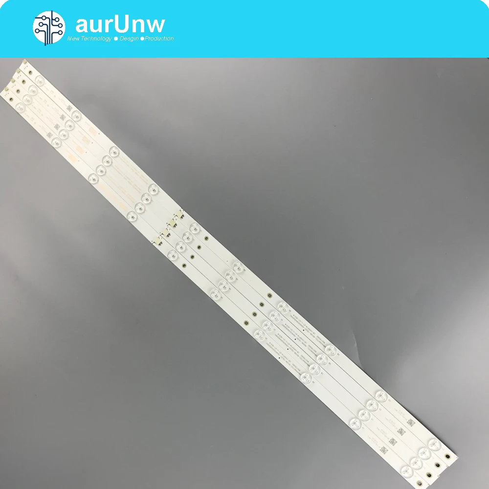 

LED Backlight strip 10 lamp For Changhong 43" TV LED43D7200I SVJ430A07 Rev07 R L type LB-C430F14-E1-L-G1-SE1 SE2 A G2 LB43006