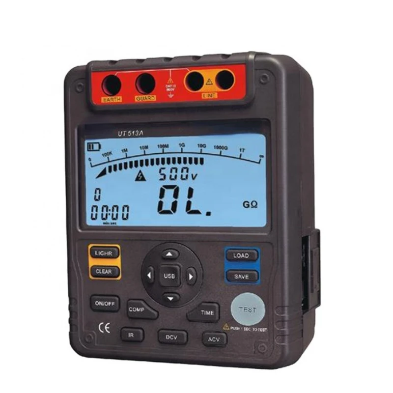 

Digital Only Display Type and 100V-5000V Testing Voltage Insulation tester