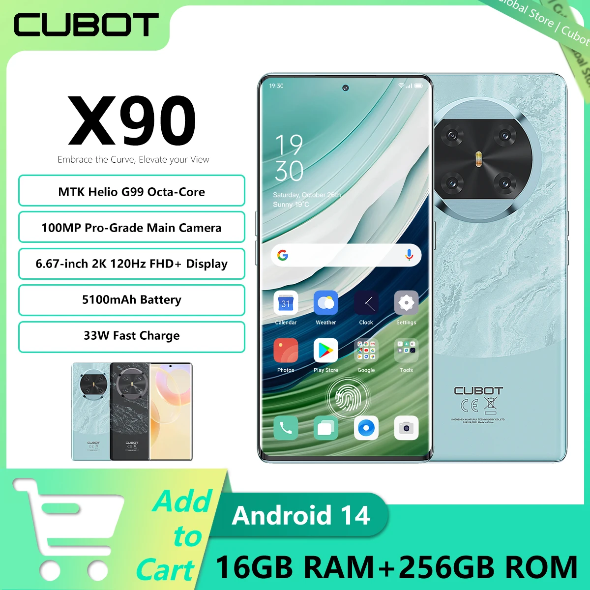Смартфон Cubot X90 16/256ГБ global