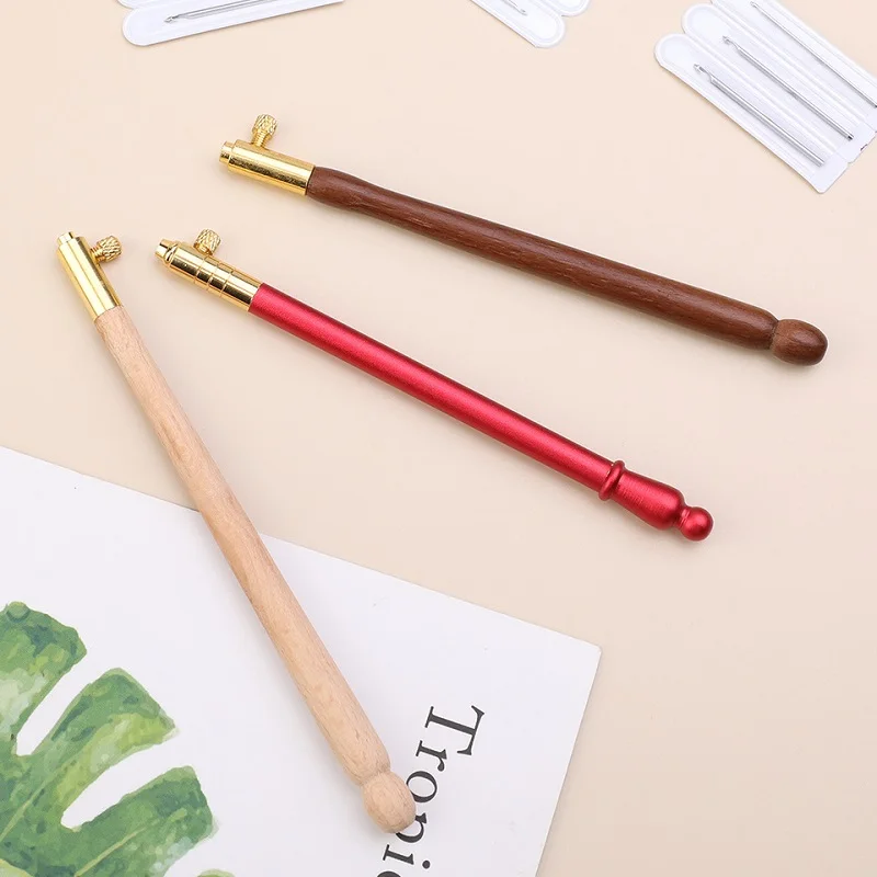 Крючки для вышивки крючком с 3 иглами, французские тамбурные крючки с ...