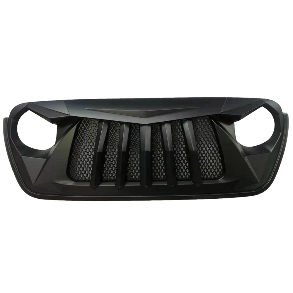 

Матовая черная сетчатая решетка для Jeep Wrangler JL JLU LANTSUN JL1239
