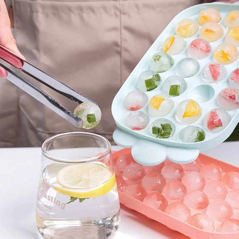 

8/26 Grid Plastic Molds Ice Tray Diamond Round Ice Molds Home Bar Use Round Ball Ice Cube Makers DIY Ice Cream Moulds Kitchen