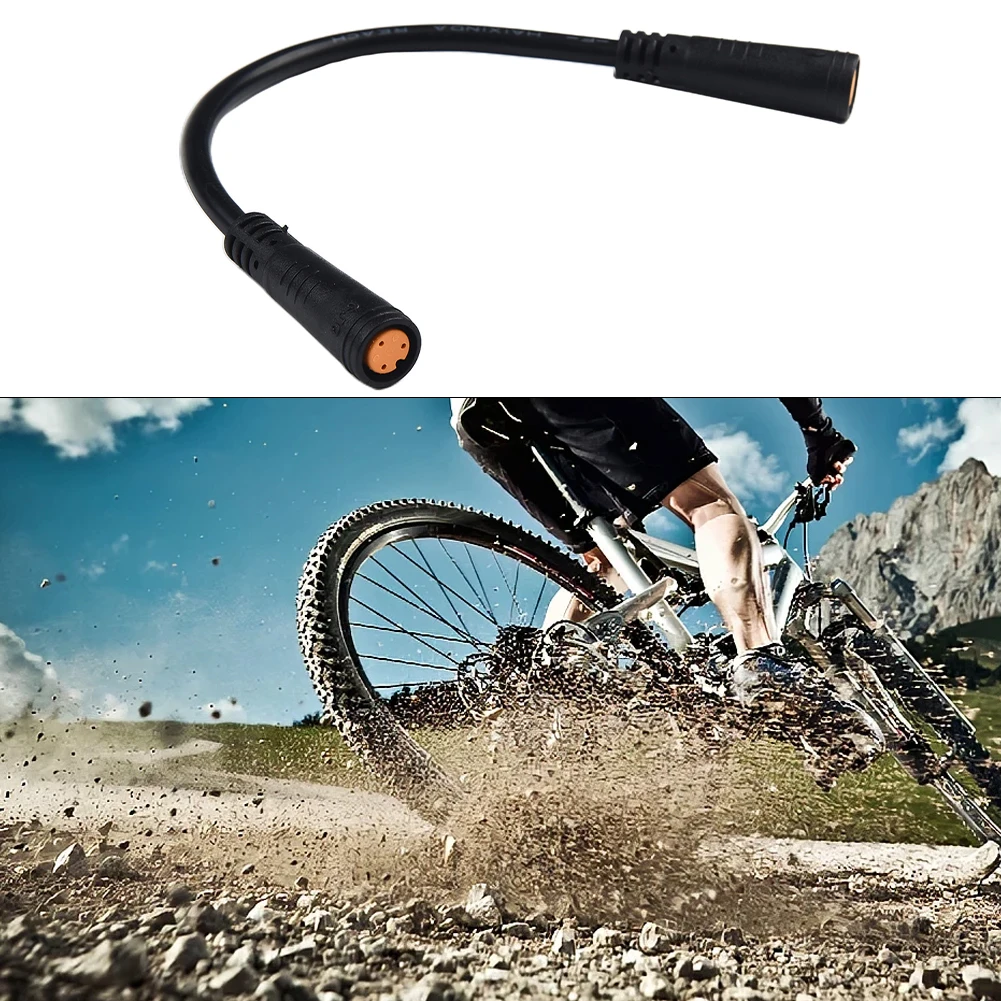 

EBike Sensor Extension Cable BBS02B BBSHD )Drive Conversion Kits 17cm 20g Black Easy To Be Installed Rubber+Metal