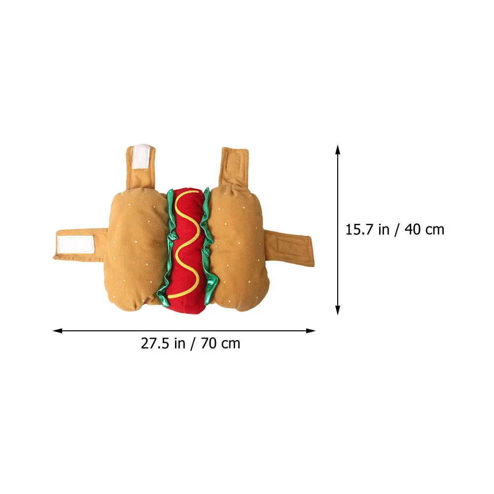 

Pet Transformation Costume Creative Cat Dog Roleplay Mustard Cosplay Clothing Decorative Clothes Polyester Halloween Costumes