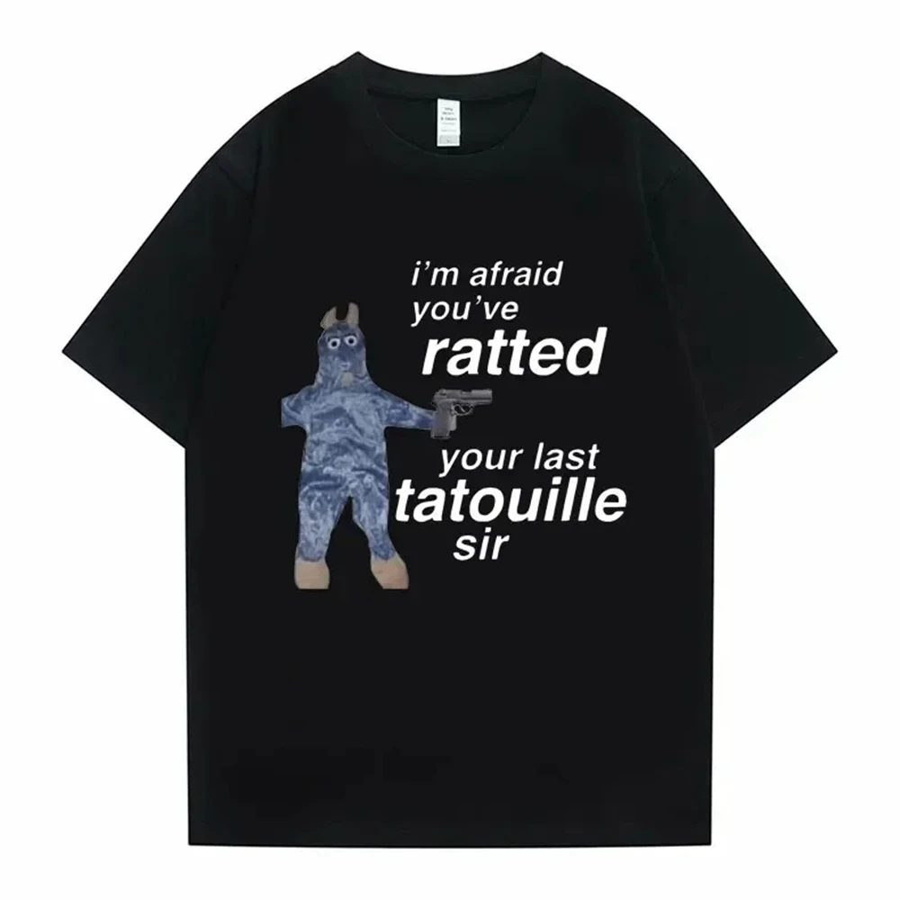 Футболки с графическим принтом Рататуй I Afeaid Youve Ratted Your Last Tatouille Sir футболка