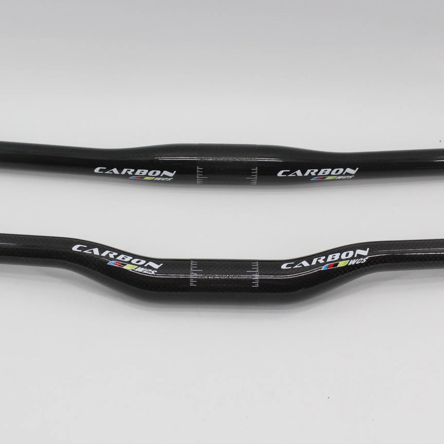 3k Full Carbon Fibre Handlebar Carbon Bicycle Handlebar Flat Rise Mtb Parts 31.8*600-760mm Free Shipping