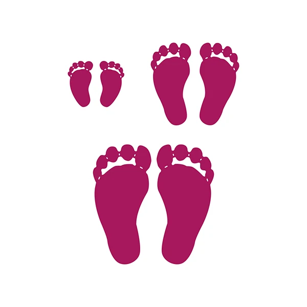 

Family Footsteps Die Set 2022 New Cutting Dies Scrapbook Diary Decoration Stencil Embossing Template DIY Greeting Card Handmade