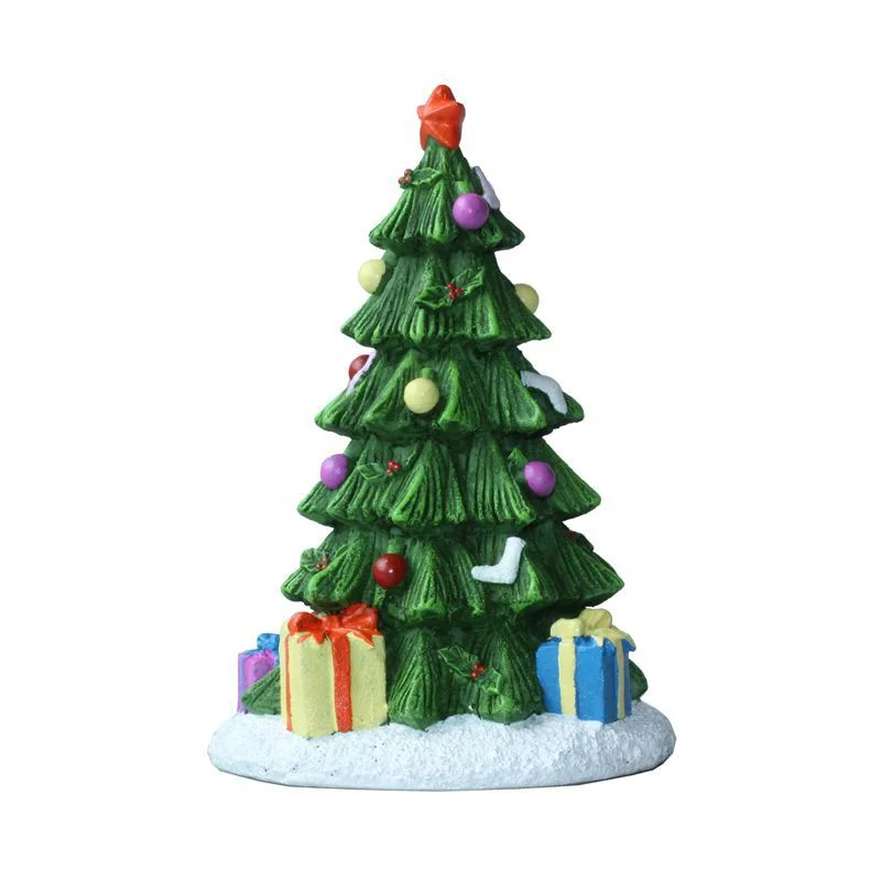 

Aquarium creative fish tank aquascape Christmas tree holiday ornaments crafts decorative ornaments 10.5*10*15cm