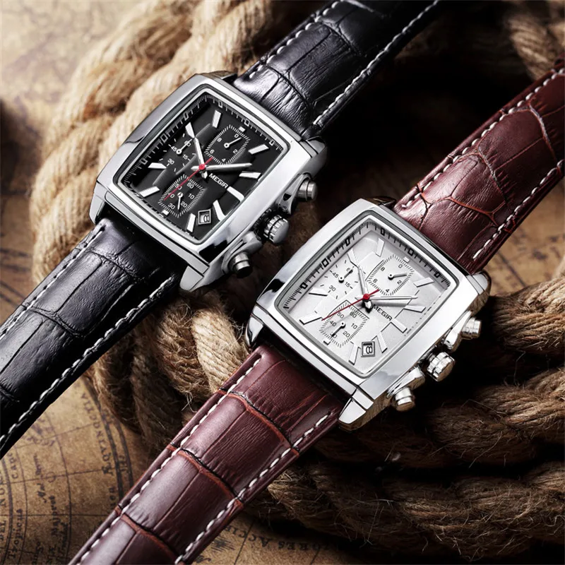 Megir 2028g. Стильные мужские часы наручные. Часы ceasuri relogio masculino. Популярные марки часов наручных. Tissot le locle automatic.