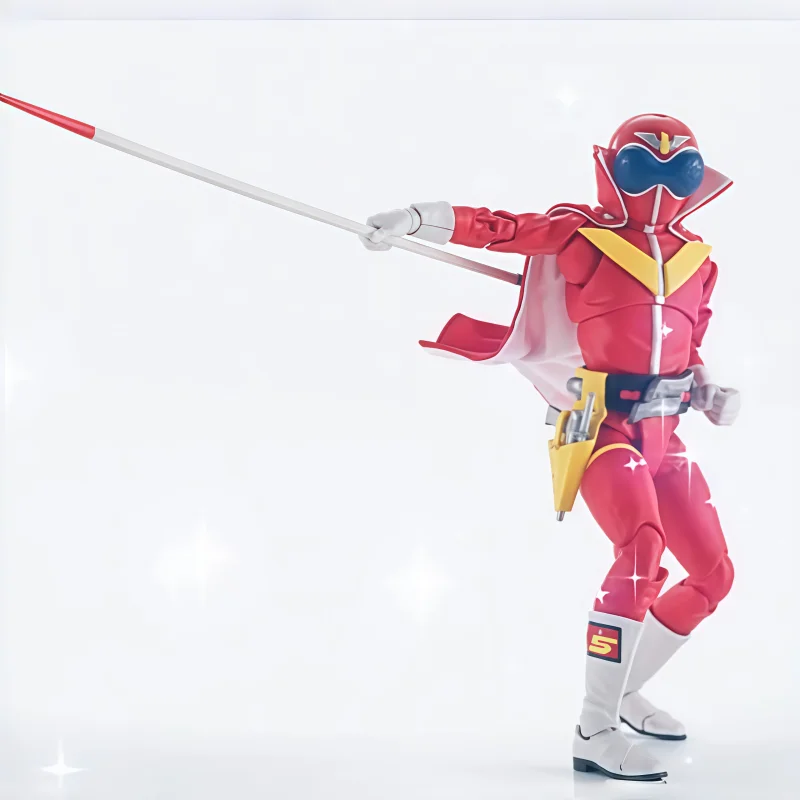 Фото Коллекционная фигурка Bandai SHF Shinkocchou Seihou Akarenger Super Sentai к 50-летию, модель-игрушка, подарок для фанатов №4