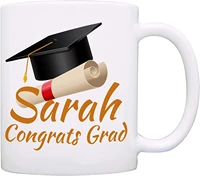 personalized graduation gifts for her and him decoration gift for graduate custom text coffee mugs 11oz congrats grad