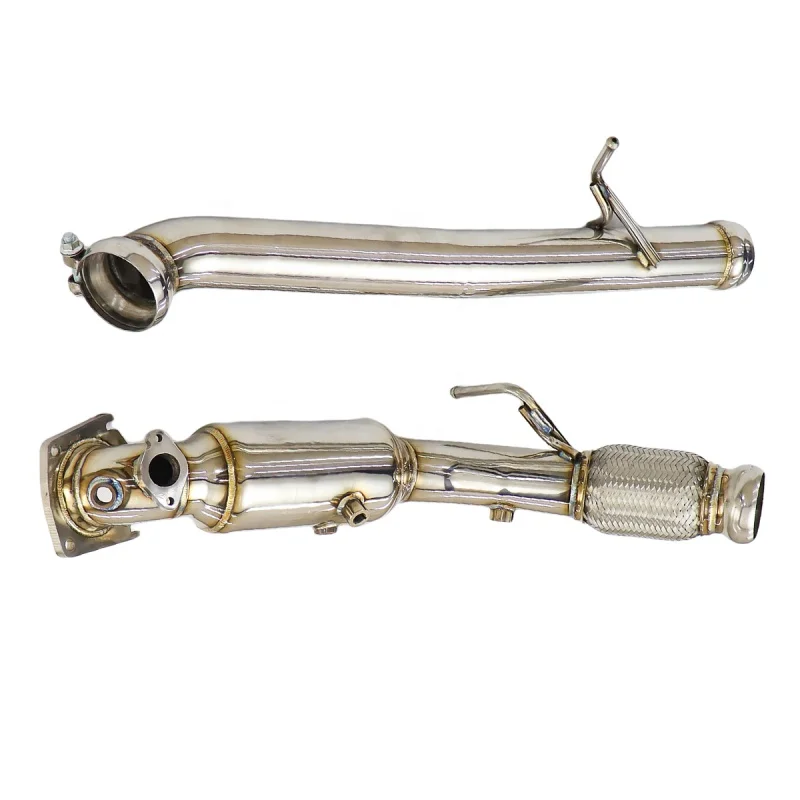 Выхлопная труба для Jeep Wrangler Rubicon JL 2 0 T 2018 выхлопная из нержавеющей стали с высоким