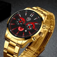 montre bracelet luxury mens watches men business stainless steel quartz wristwatch calendar date clock man casual leather watch
