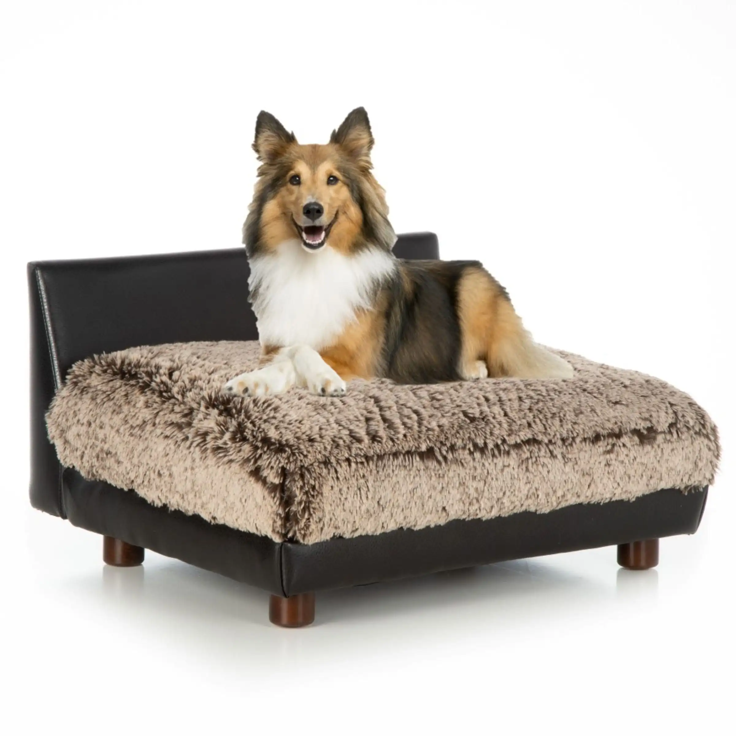 

HMTX Roma Orthopedic Dog Bed, Medium, Brown.