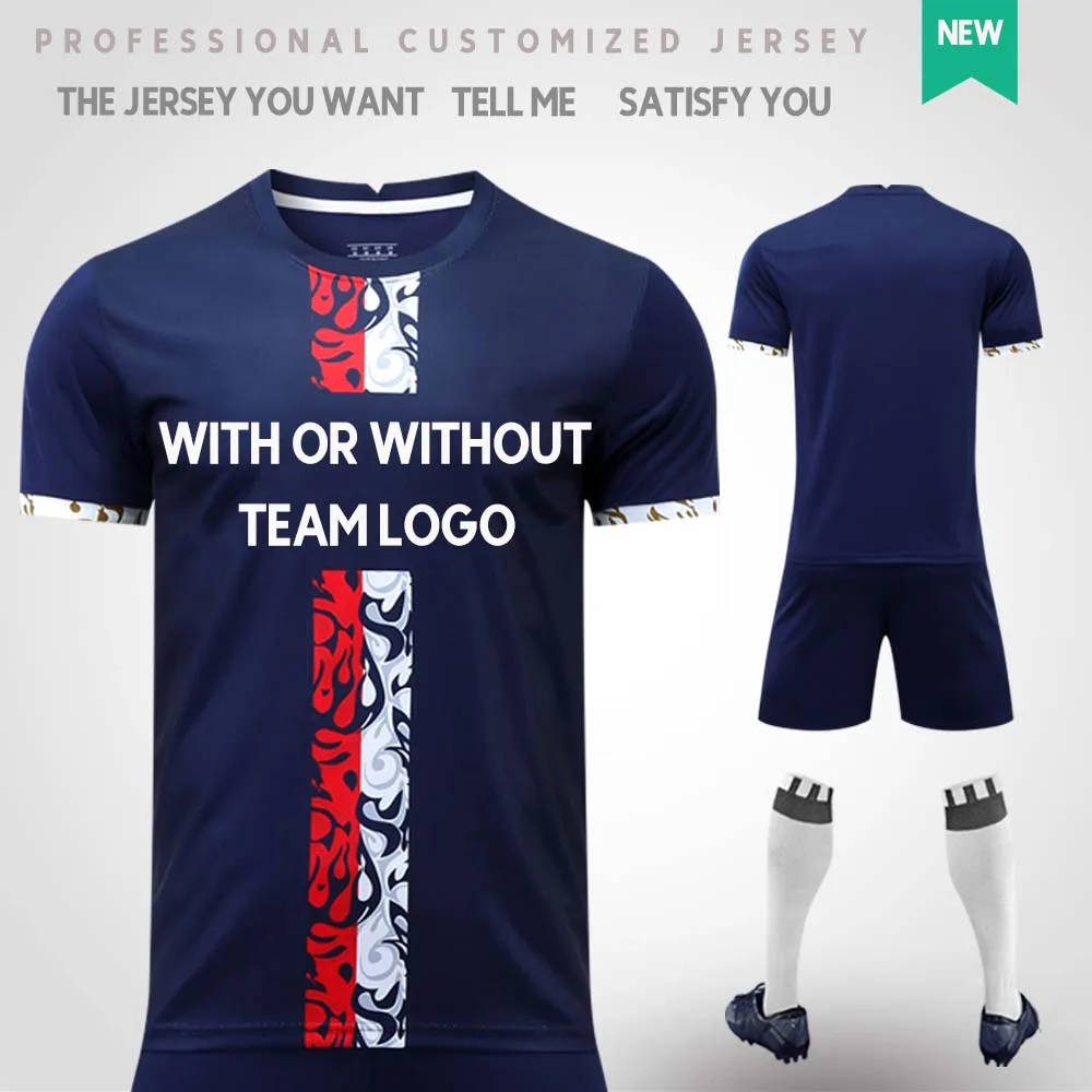 

Новый сезон 2022-2023, футбольные майки, Клубные футбольные майки с принтом, детские спортивные костюмы с коротким рукавом для взрослых и детей, ...