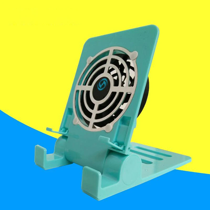

Настольный вентилятор для телефона с USB, тихий Охлаждающий радиатор с складной подставкой-держателем для смартфонов, планшетов, ноутбуков