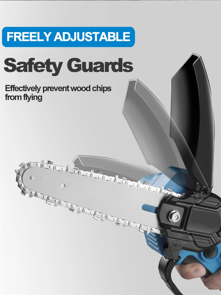6-дюймовая цепная пила аккумуляторная электрическая ручная садовая бензопила