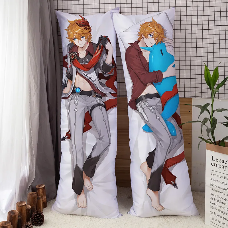 Аксессуары Dakimakura Genshin Красивая наволочка Kaeya Xiao обнимающая Otaku Pilow бойфренд 18 | Дом