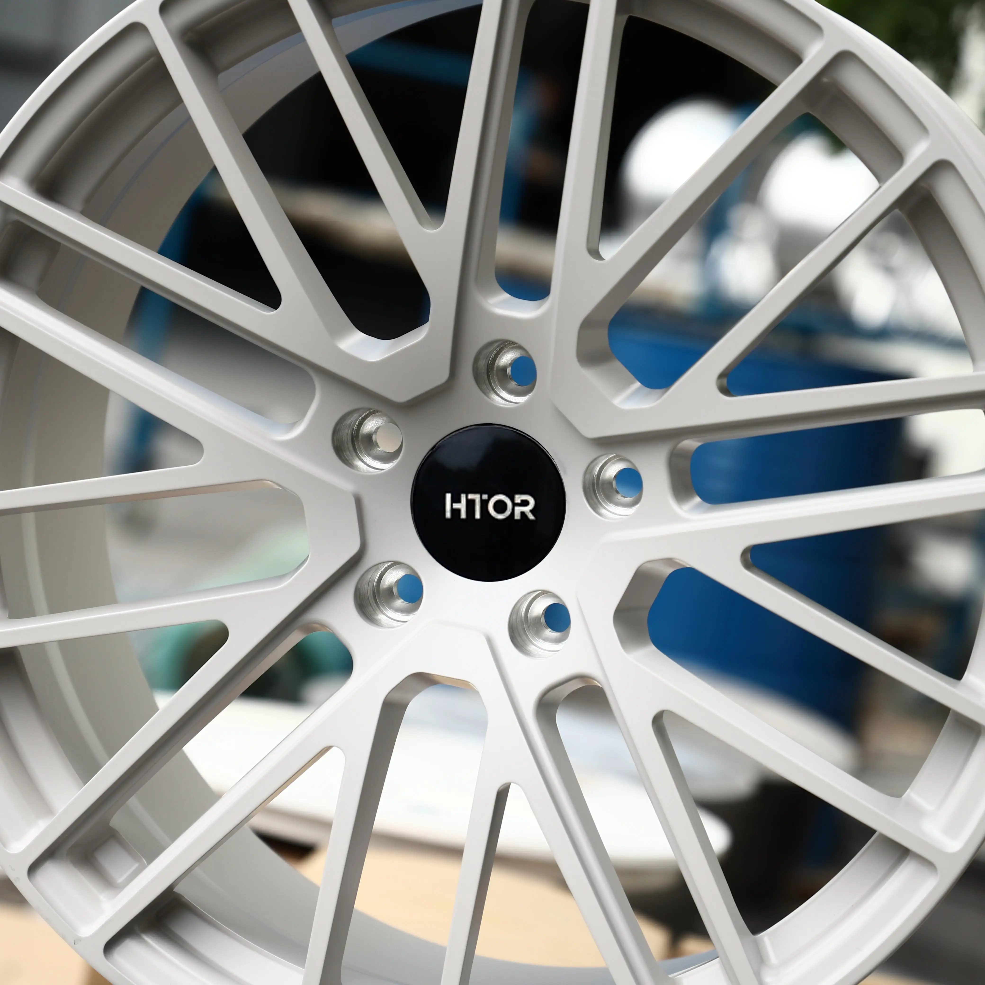 Фото Кованые диски JT Custom 21x10 22x10.5 23x11.5 5x112 5x130 с вогнутым дизайном, матово-серебристые, для Cayenne, Panamera, Taycan, 9. №5