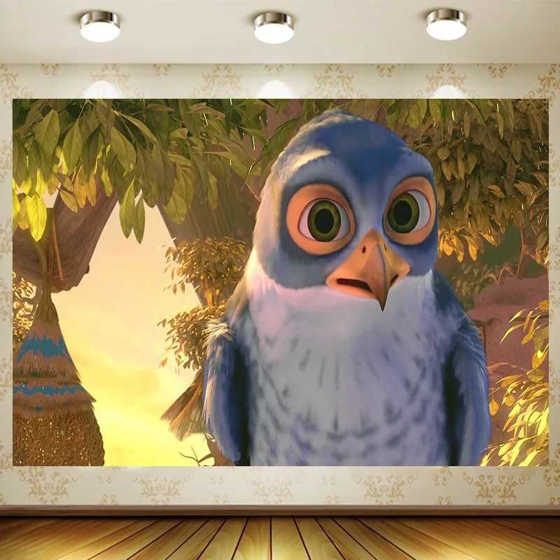 Замбезийская Сова принадлежности для дня рождения детский душ мультяшное