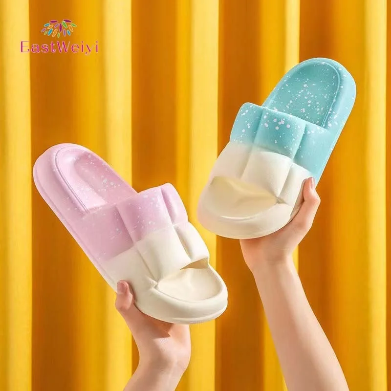 Новинка лета 2022 мужские и женские шлепанцы для использования в помещении