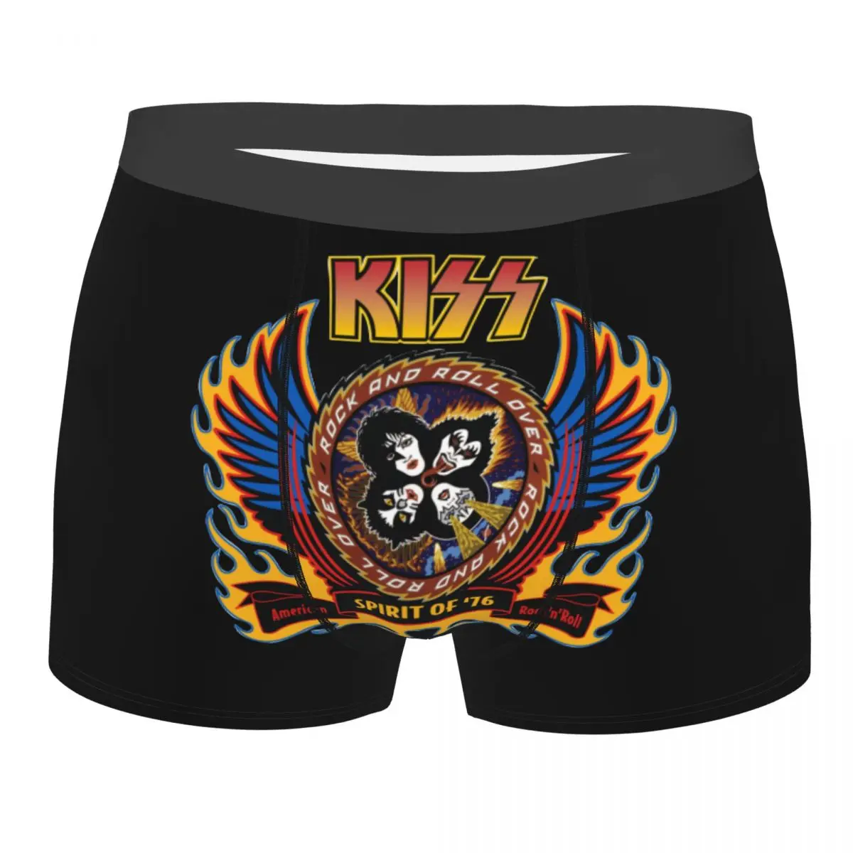 Мужские трусы-боксеры Kiss Spirit Of 76 мягкое нижнее белье премиум-класса мужские трусы