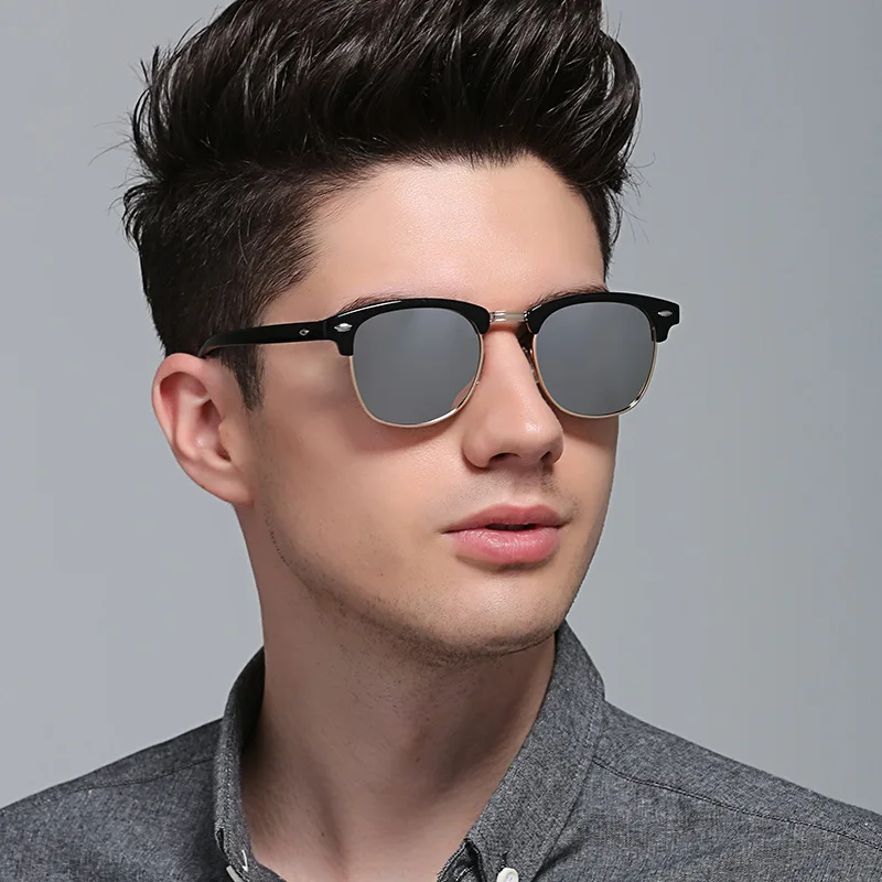 

Classic Polarized Sunglasses Men Women Retro Brand Designer High Quality Sun Glasses Female Male Fashion Mirror Sunglass